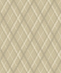 Necktie Cream Tartan Wallpaper by Coordonné