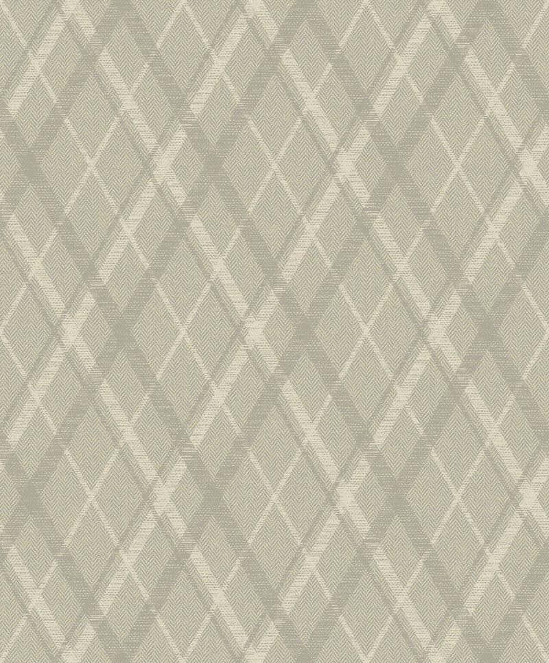 9400310 Necktie Stone Tartan Wallpaper by Coordonné
