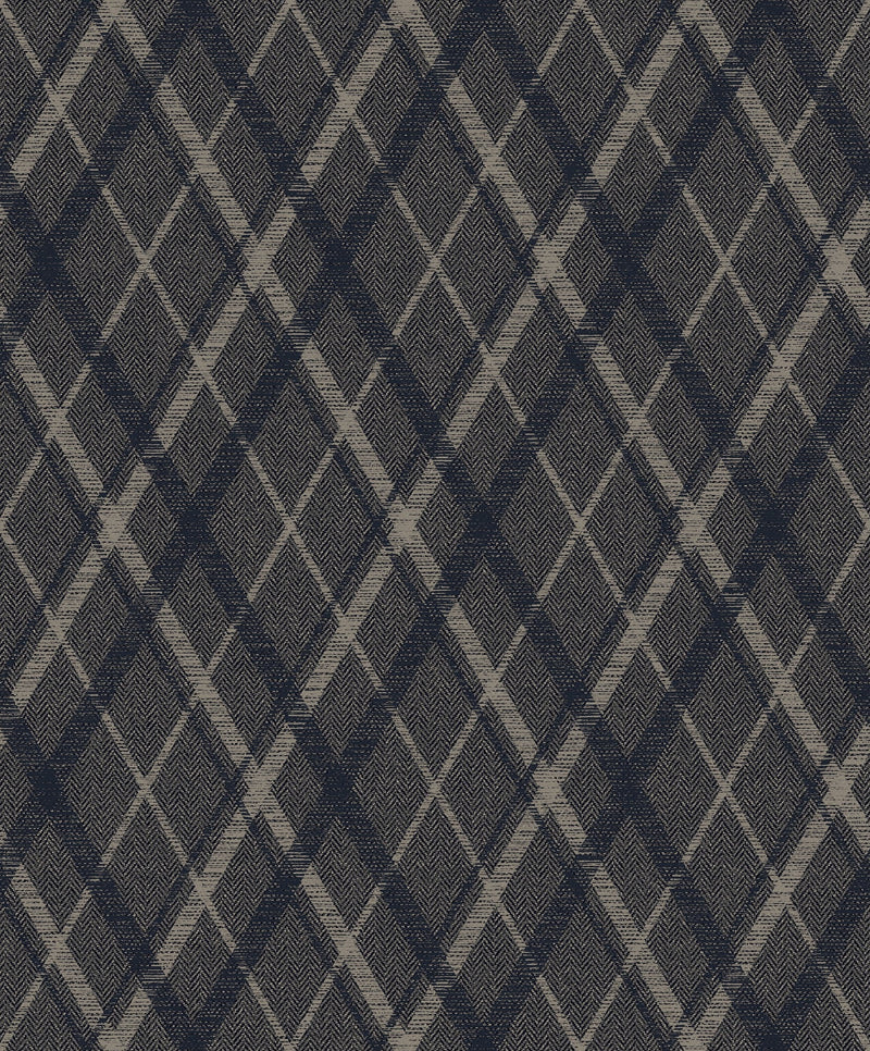 9400314 Necktie Black Tartan Wallpaper by Coordonné