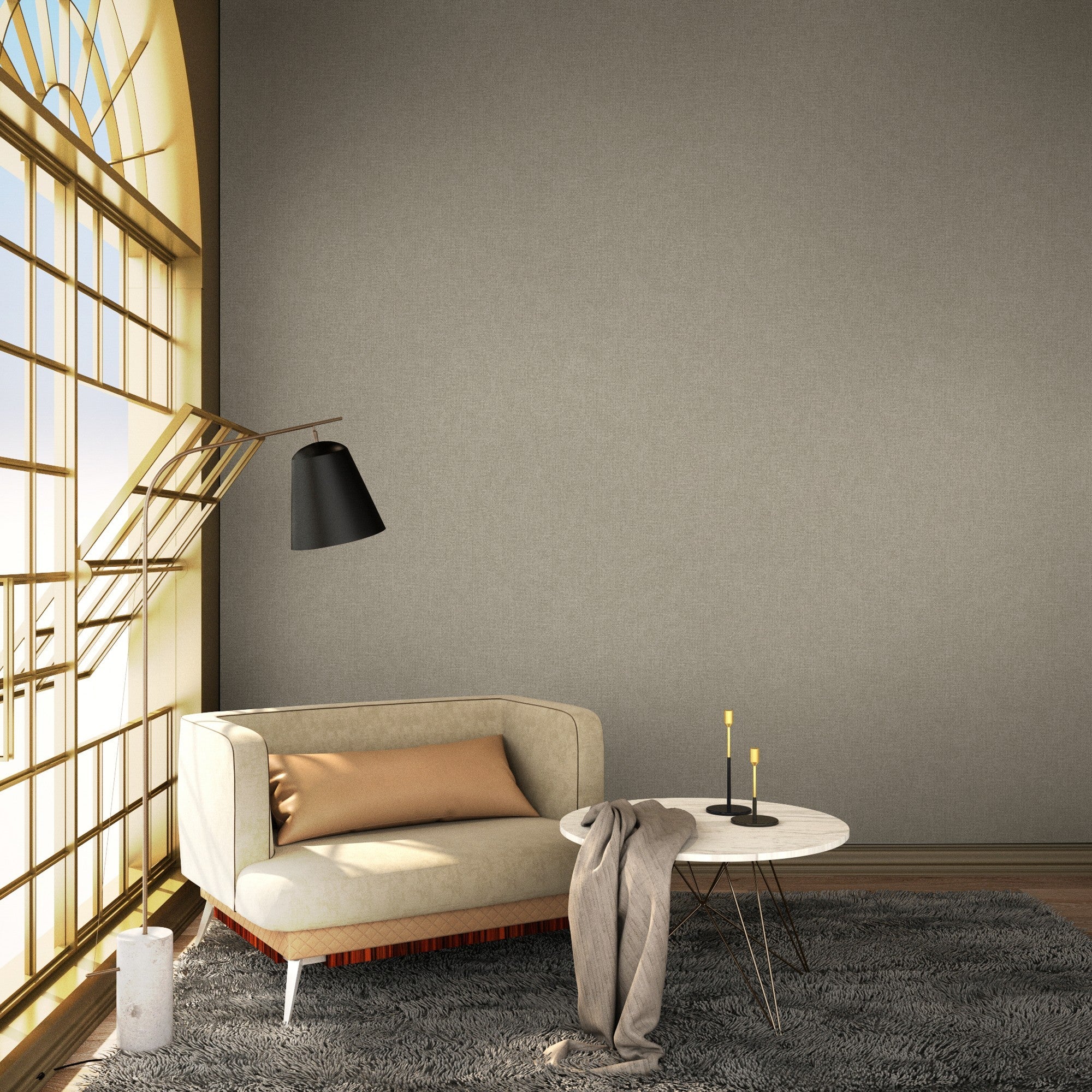 9400406 Blended Clay Tartan Wallpaper by Coordonné
