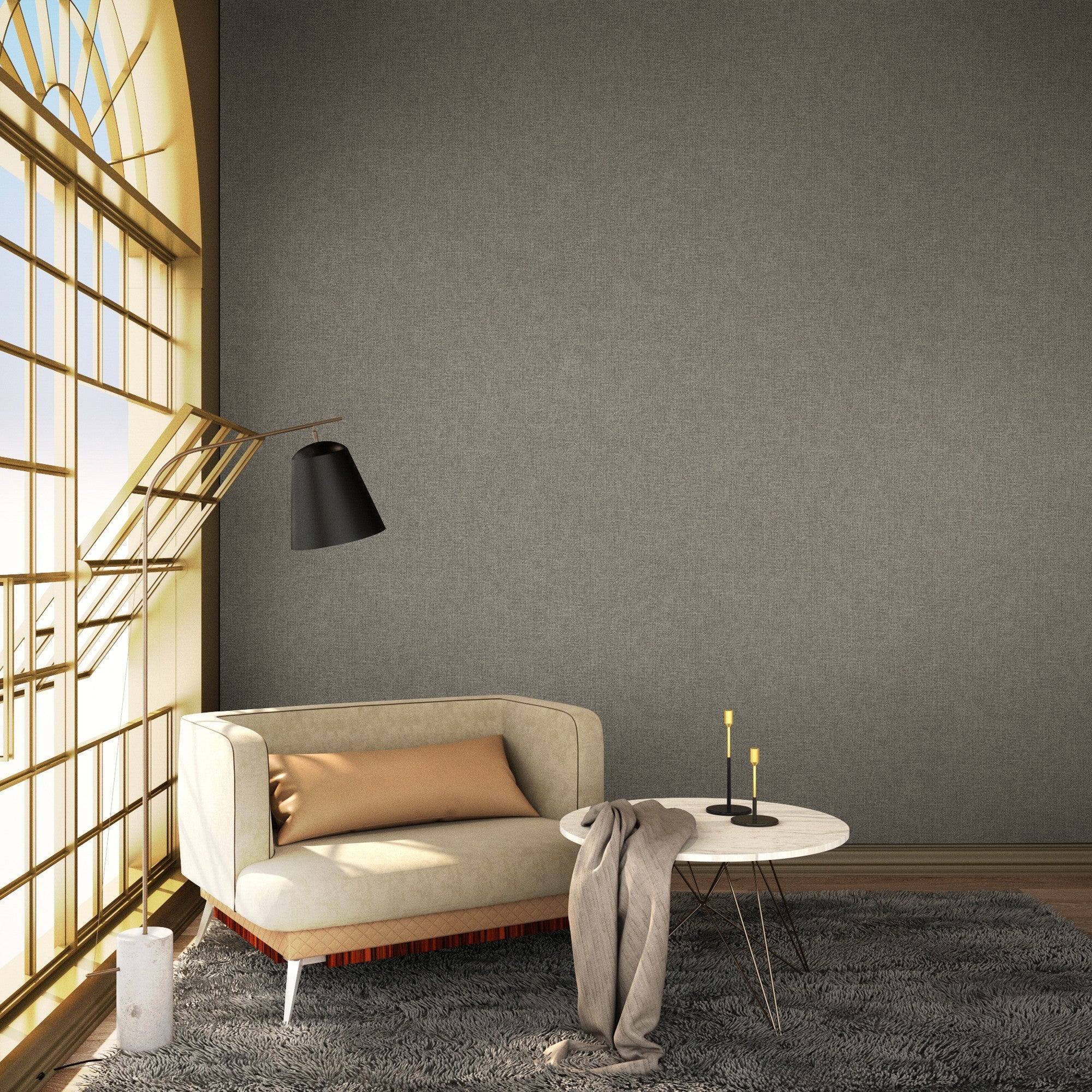 9400409 Blended Dark Pearl Tartan Wallpaper by Coordonné