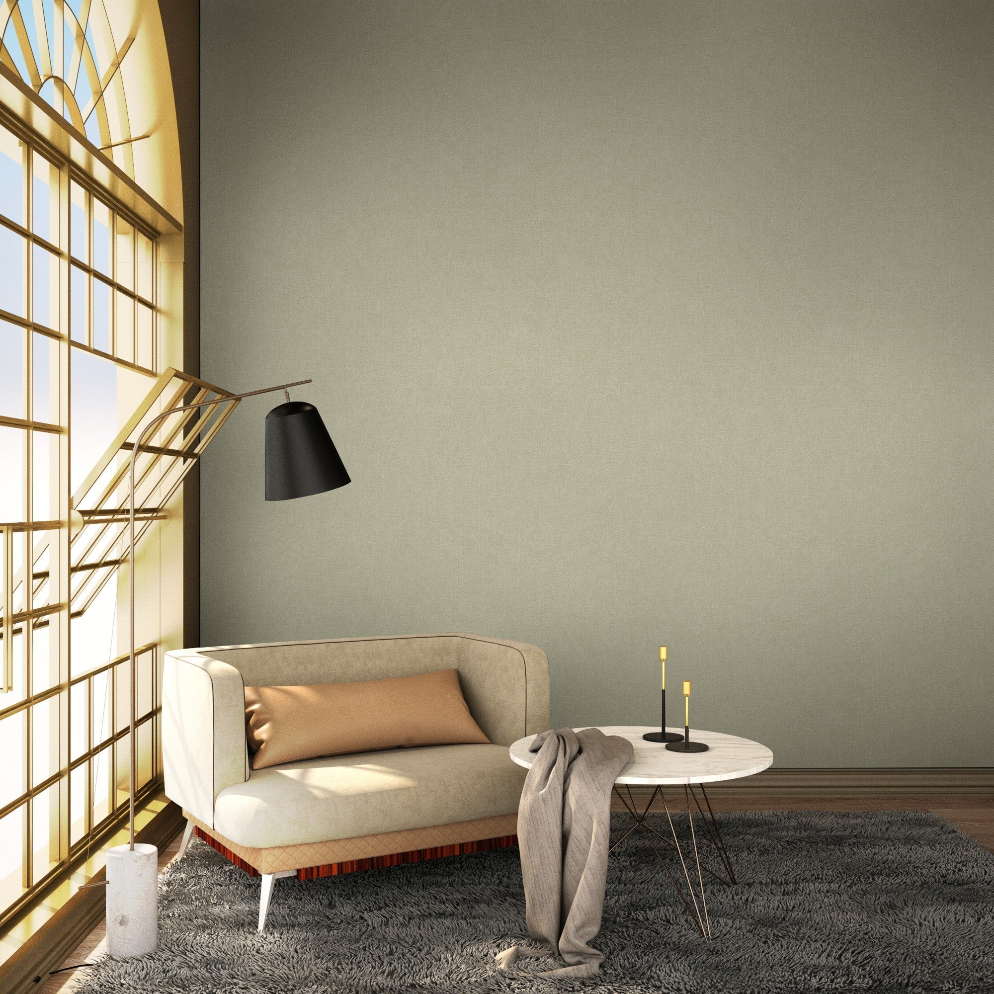 9400422 Blended Herb Tartan Wallpaper by Coordonné