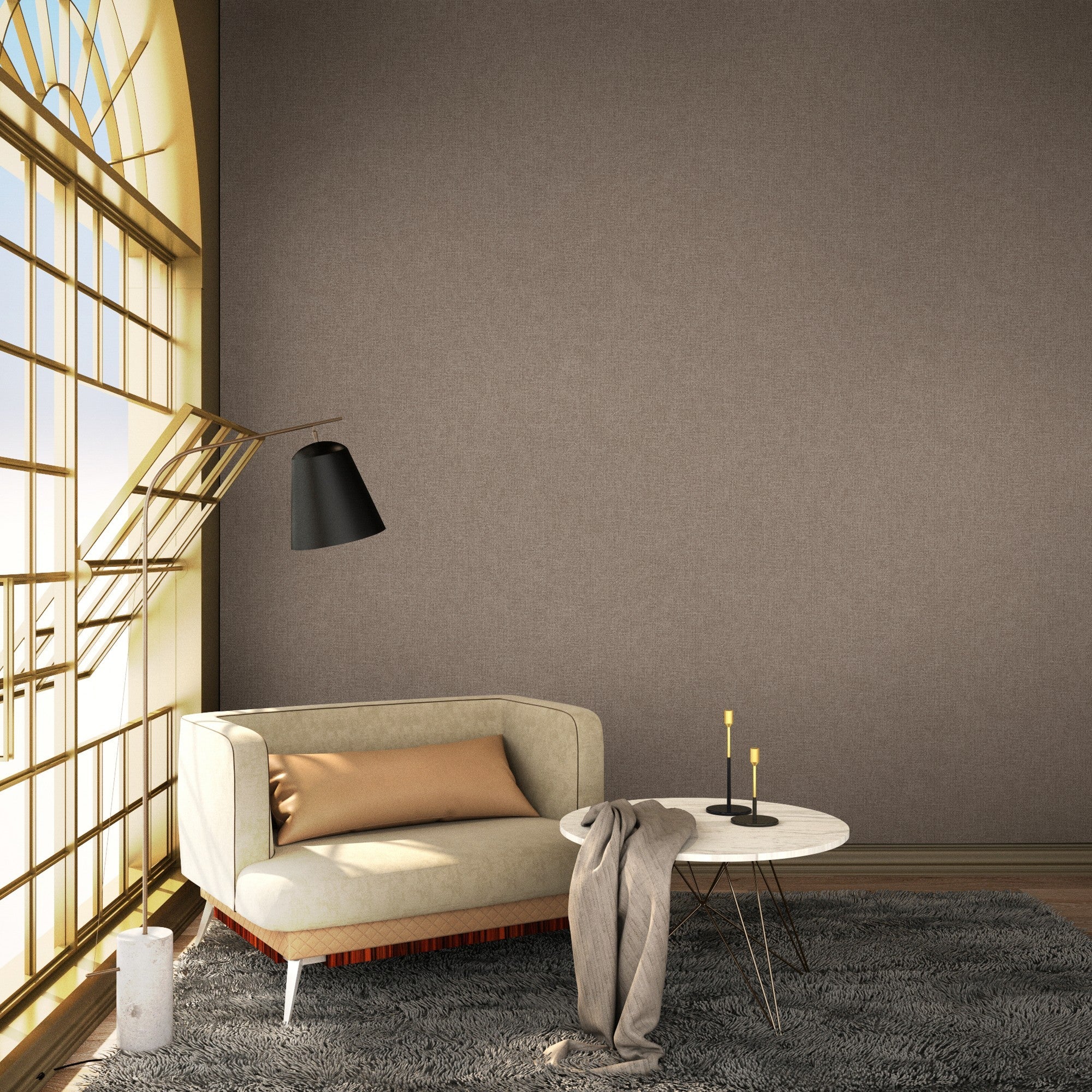 9400433 Blended Mink Tartan Wallpaper by Coordonné