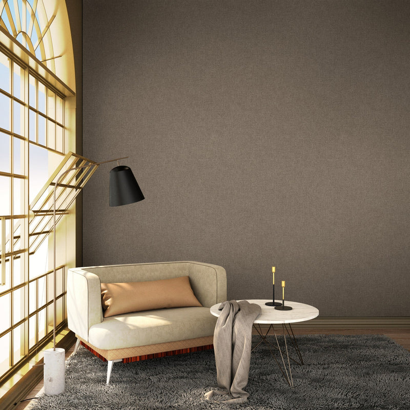9400434 Blended Dark Mink Tartan Wallpaper by Coordonné
