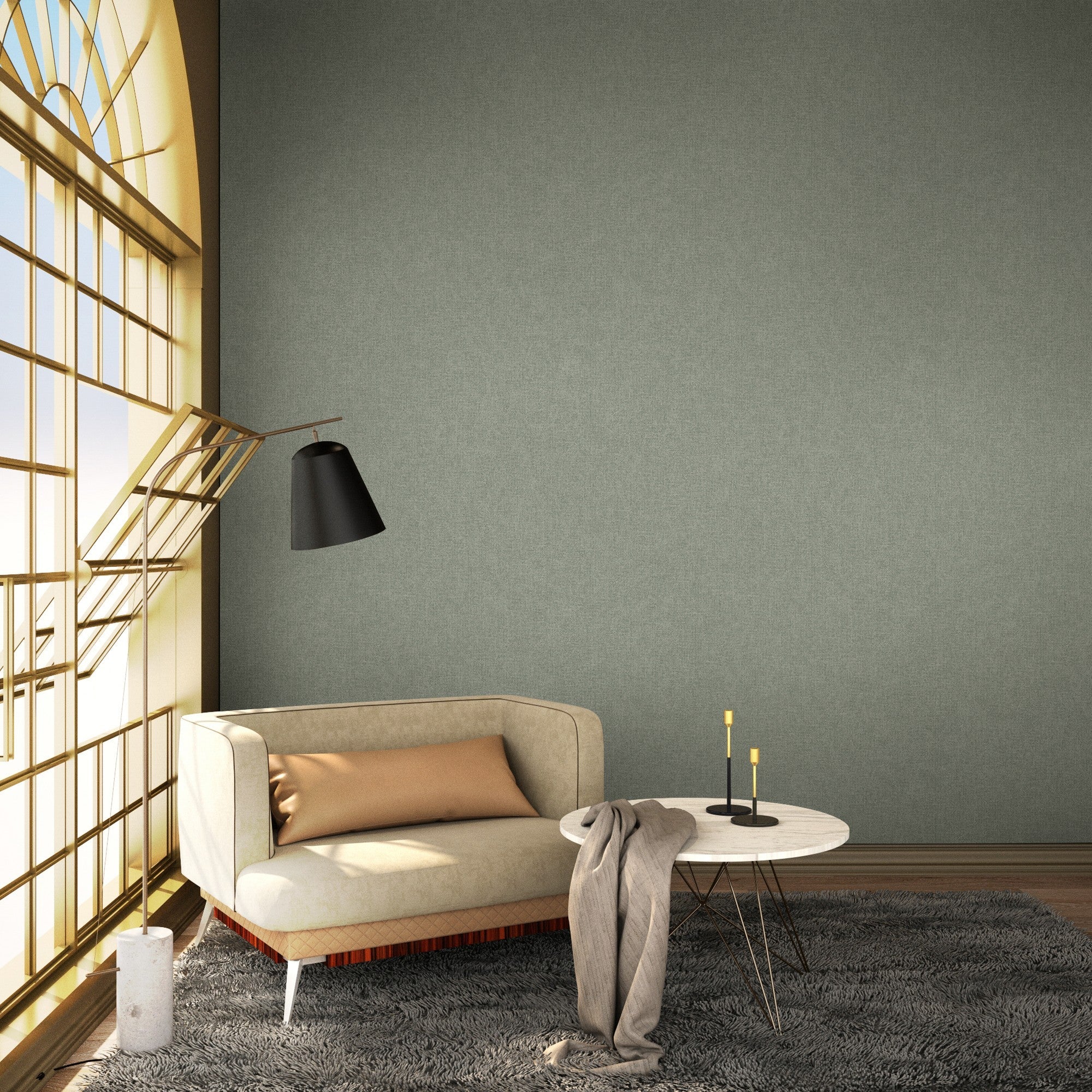 9400439 Blended Fog Tartan Wallpaper by Coordonné