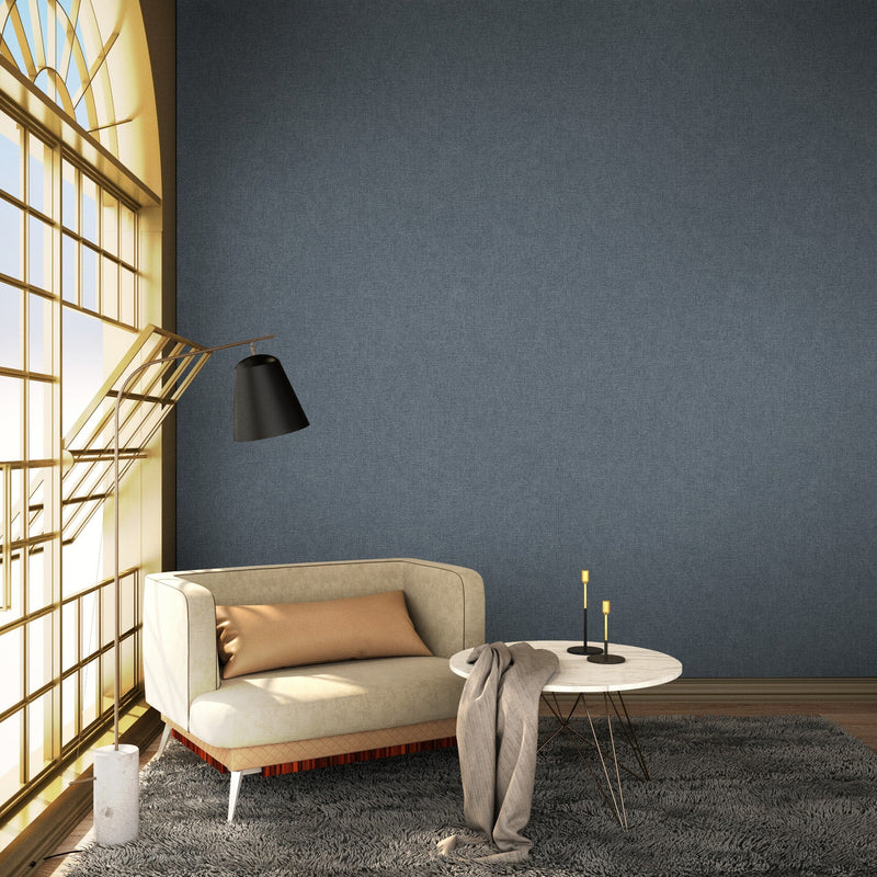 9400443 Blended Light Indigo Tartan Wallpaper by Coordonné