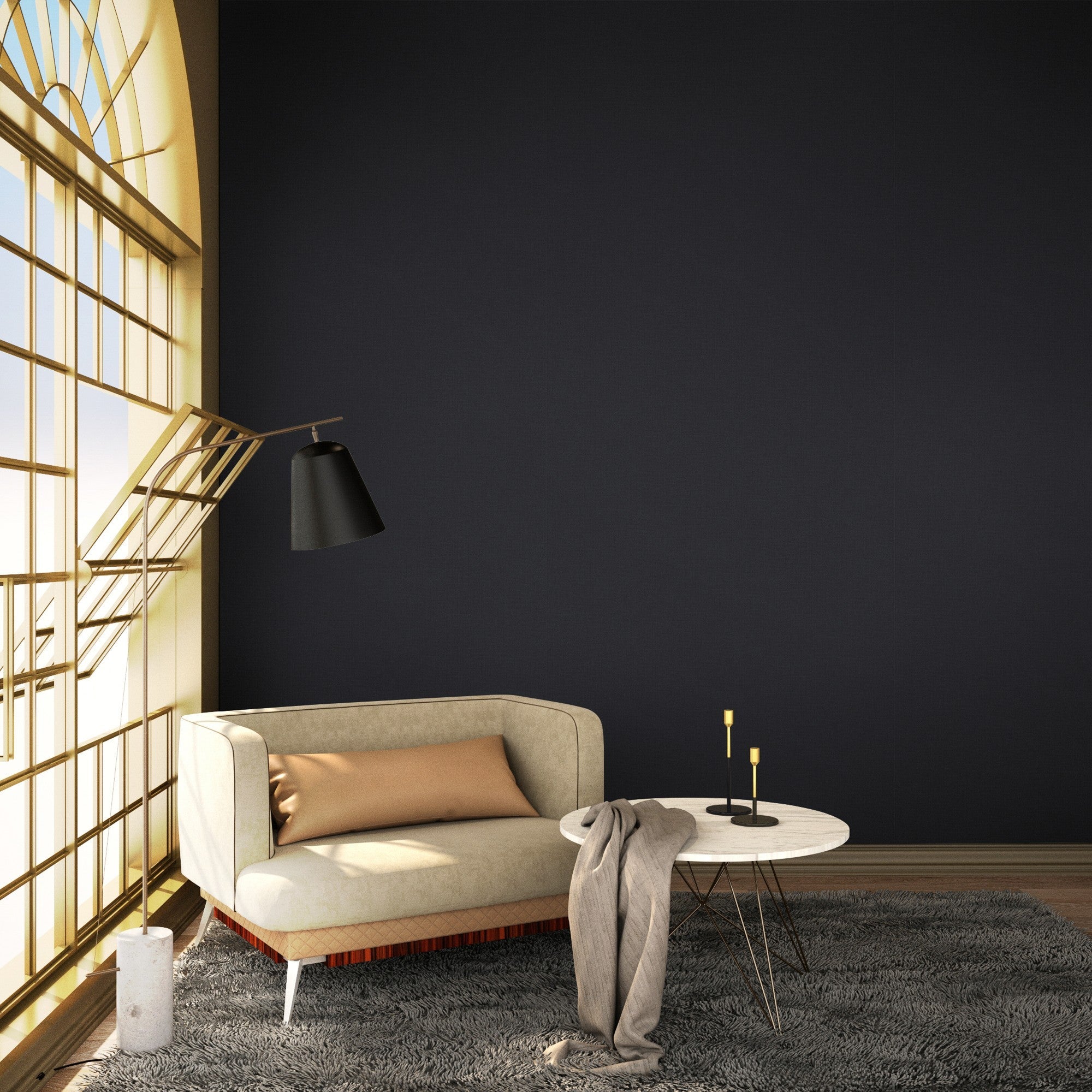 9400449 Blended Ocean Tartan Wallpaper by Coordonné