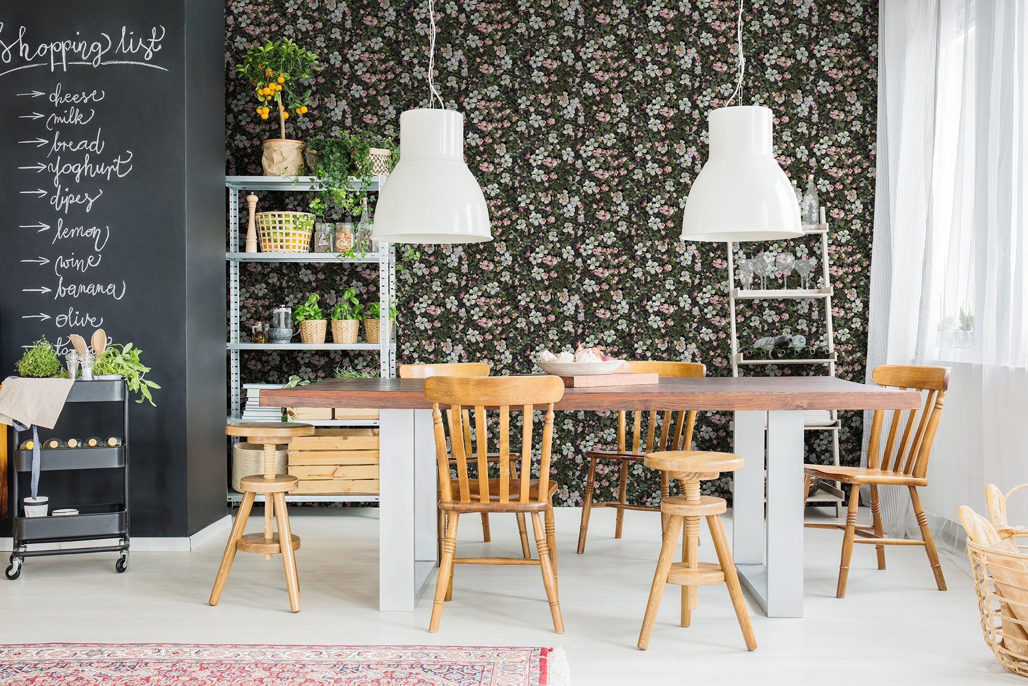 Floral Tapestry Pink Naturae Wallpaper by Coordonné
