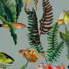 Bank of Fish Cyan Naturae Wallpaper by Coordonné