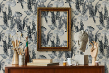 Bank of Fish Grey Naturae Wallpaper by Coordonné