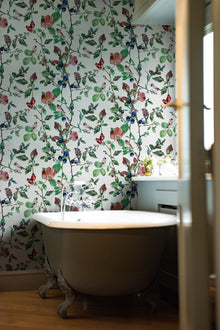 Goldfinch Song Cotton Naturae Wallpaper by Coordonné