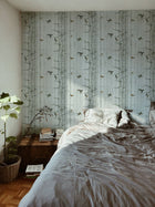 Birch Trees Silvester Naturae Wallpaper by Coordonné