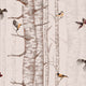 Birch Trees Pink Naturae Wallpaper by Coordonné