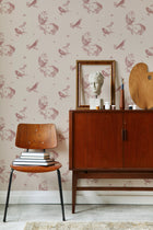 Sweet Birds Rose Naturae Wallpaper by Coordonné