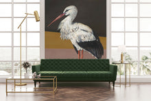 Stork Mother Black Naturae Mural by Coordonné (400x280cm)