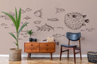 Sea Current Nude Naturae Mural by Coordonné (400x280cm)