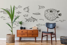 Sea Current Ink Naturae Mural by Coordonné (400x280cm)