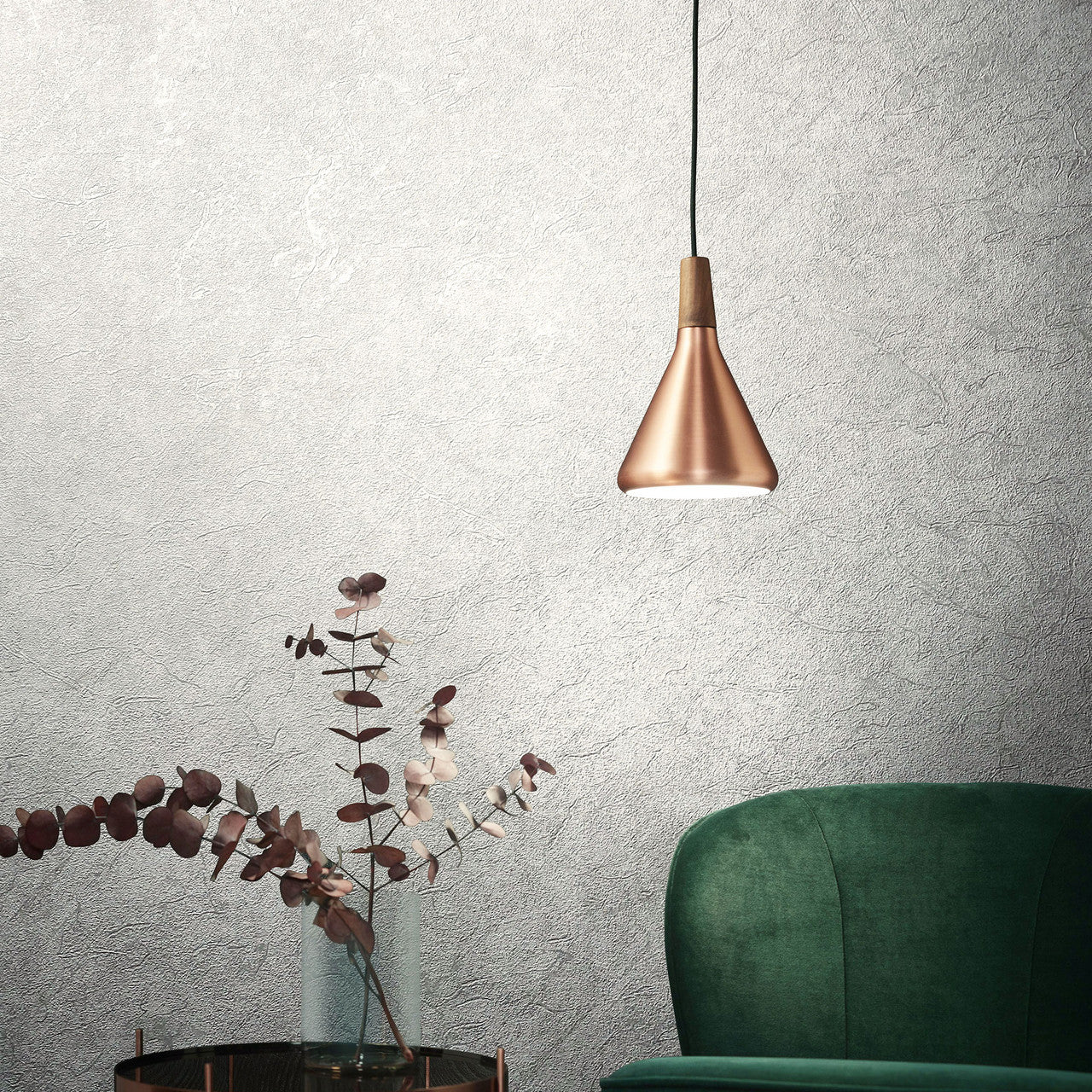 95021 Clay Natural Opulence White Wallpaper By Galerie