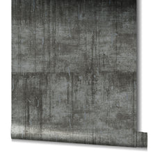 95025 Aged Concrete Natural Opulence Black Wallpaper By Galerie