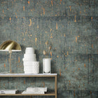 95026 Aged Concrete Natural Opulence Anthracite Wallpaper By Galerie