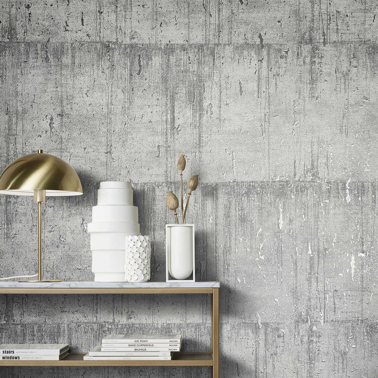 95027 Aged Concrete Air Wallpaper By Galerie