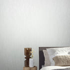 95032 Slub Natural Opulence White Wallpaper By Galerie