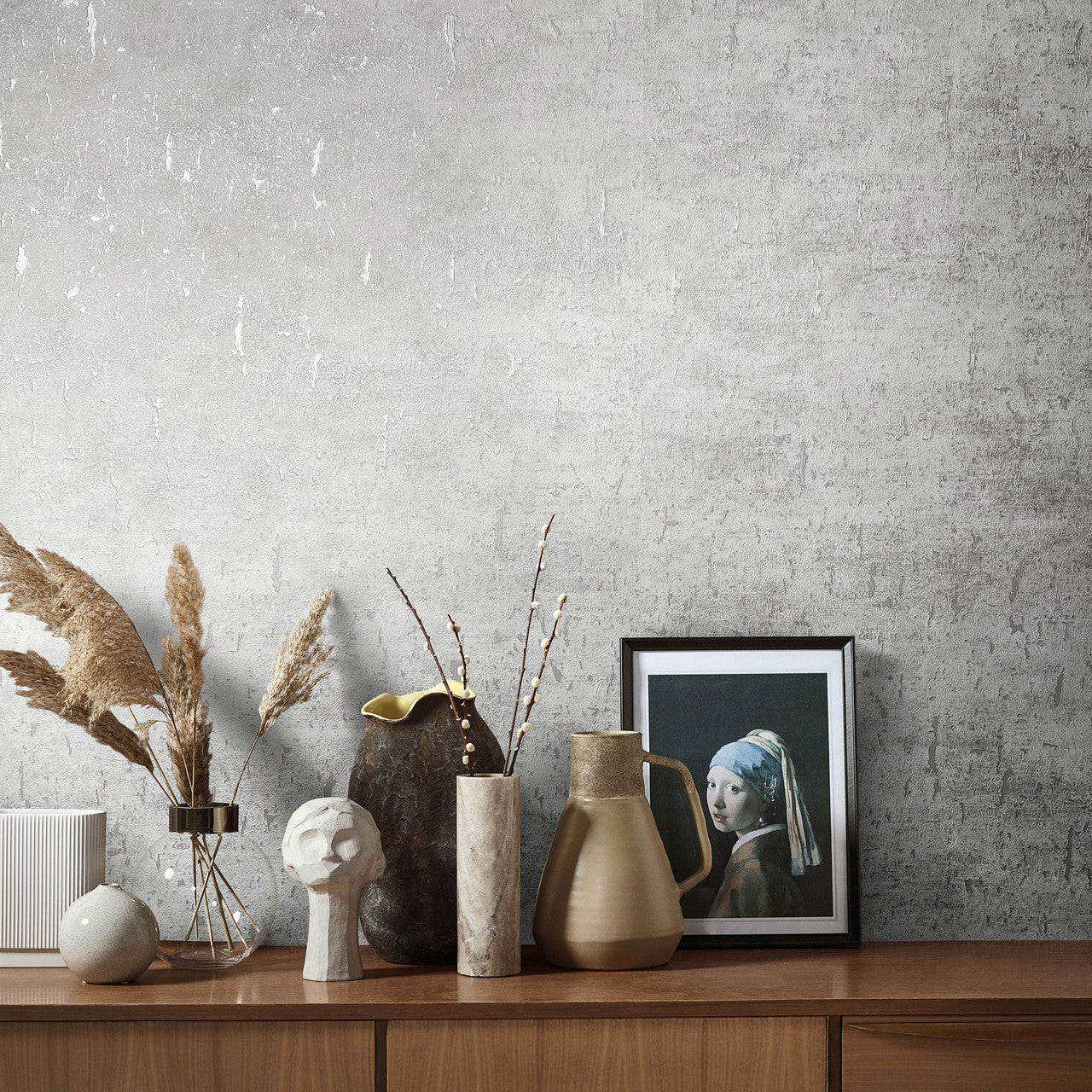 95034 Cork Natural Opulence White Wallpaper By Galerie