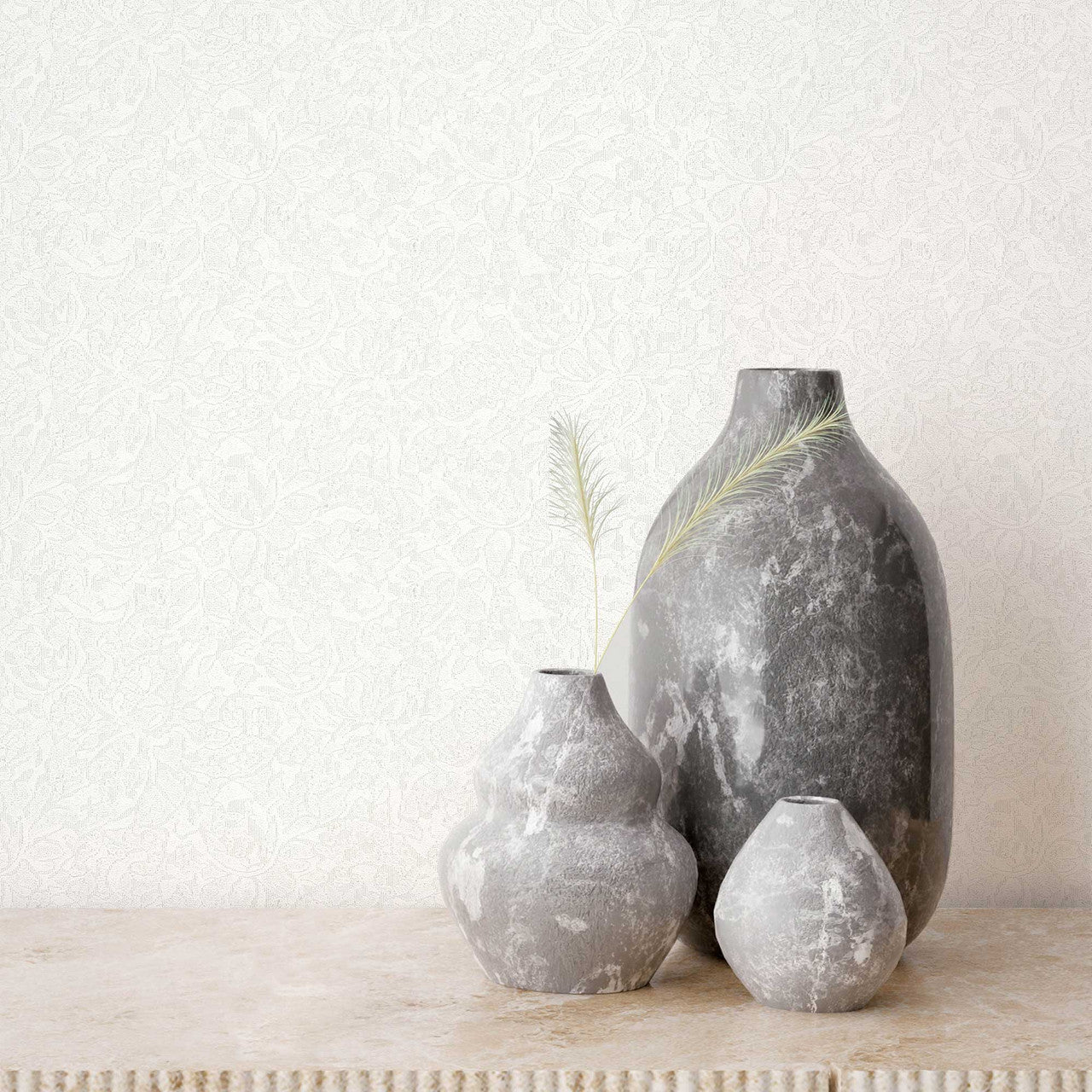 95065 Floral Air Wallpaper By Galerie