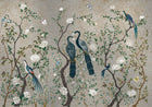 9600002 Silver Random Metallics Mural by Coordonné