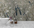 9600002 Silver Random Metallics Mural by Coordonné