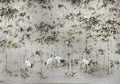 Garzas Silver Random Metallics Mural by Coordonné
