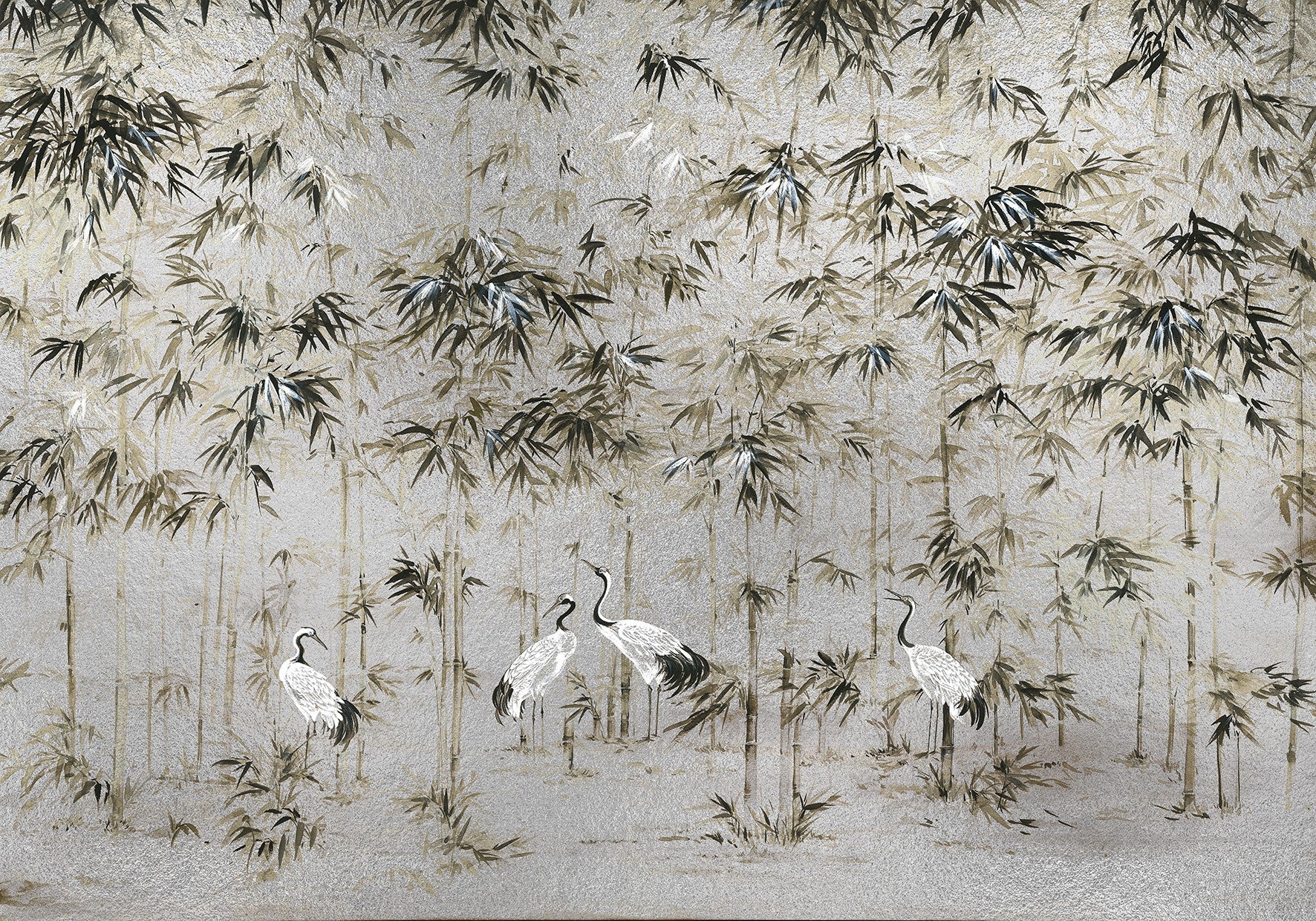 9600011 Silver Random Metallics Mural by Coordonné