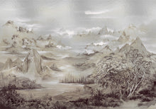 9600031 Silver Random Metallics Mural by Coordonné
