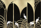 Tassel Gold Random Metallics Mural by Coordonné