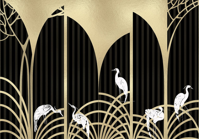 9600050 Tassel Gold Random Metallics Mural by Coordonné