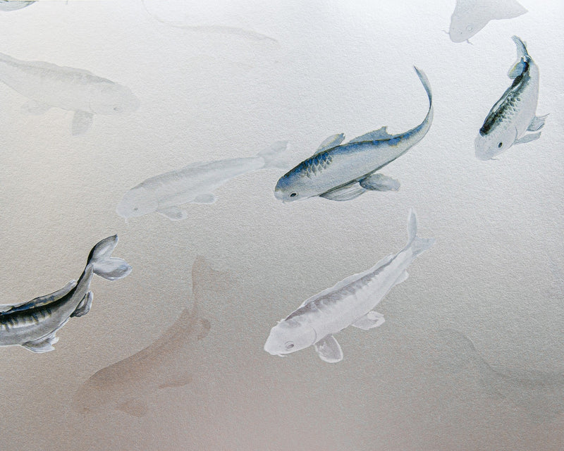 9600061 Silver Random Metallics Mural by Coordonné