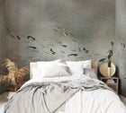 9600061 Silver Random Metallics Mural by Coordonné