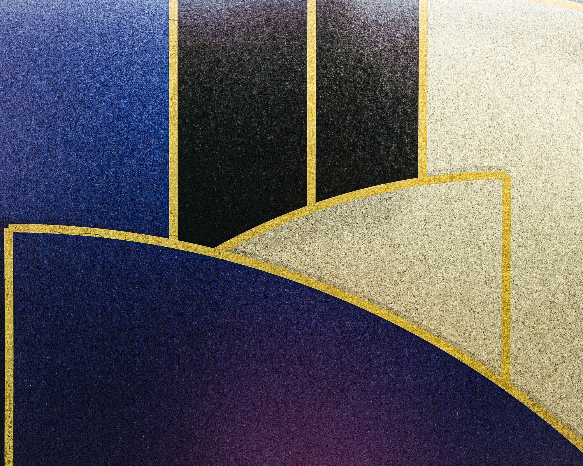 9600100 Pavilion Gold Random Metallics Mural by Coordonné