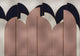 Pavilion Silver Random Metallics Mural by Coordonné