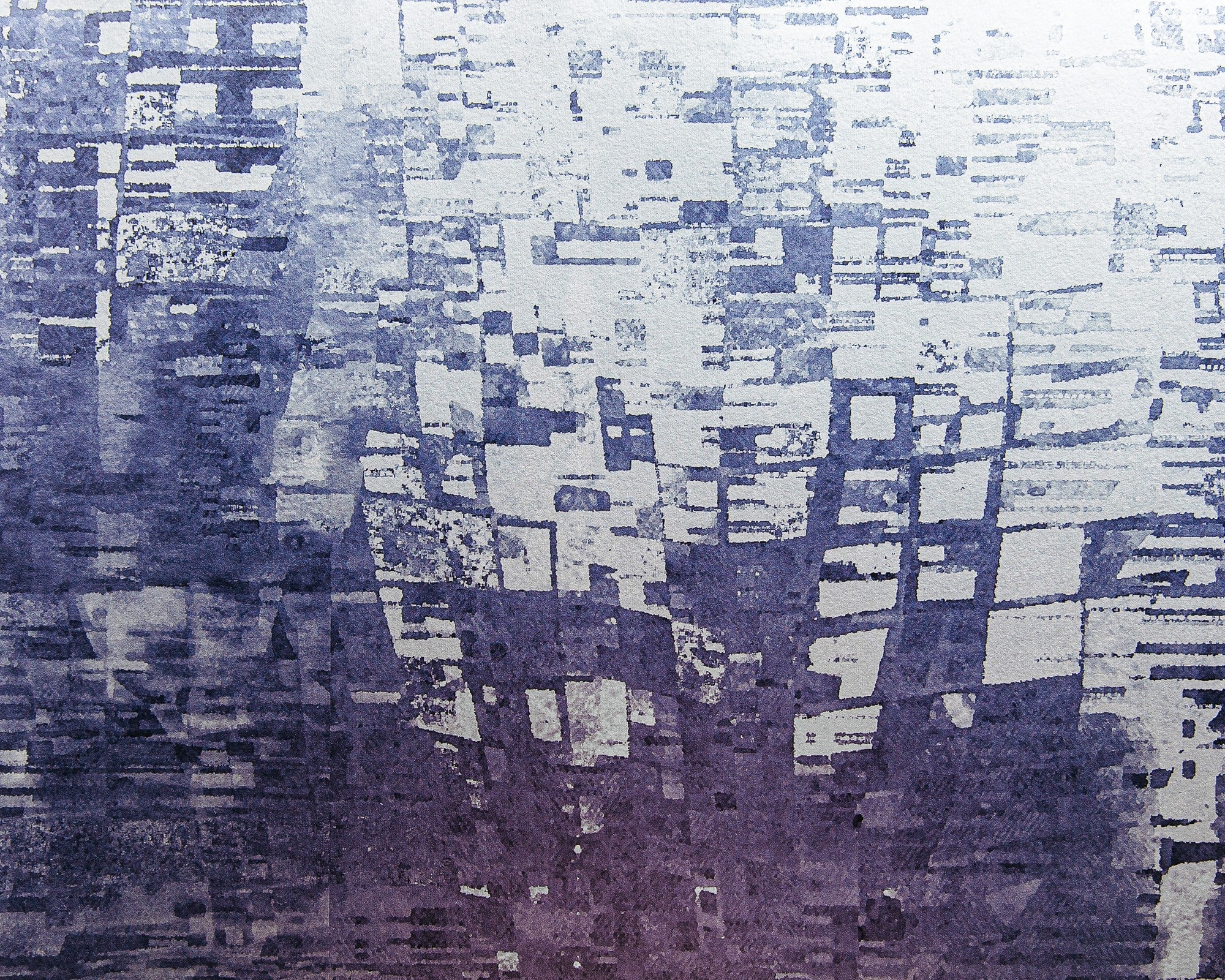 9600301 Silver Random Metallics Mural by Coordonné