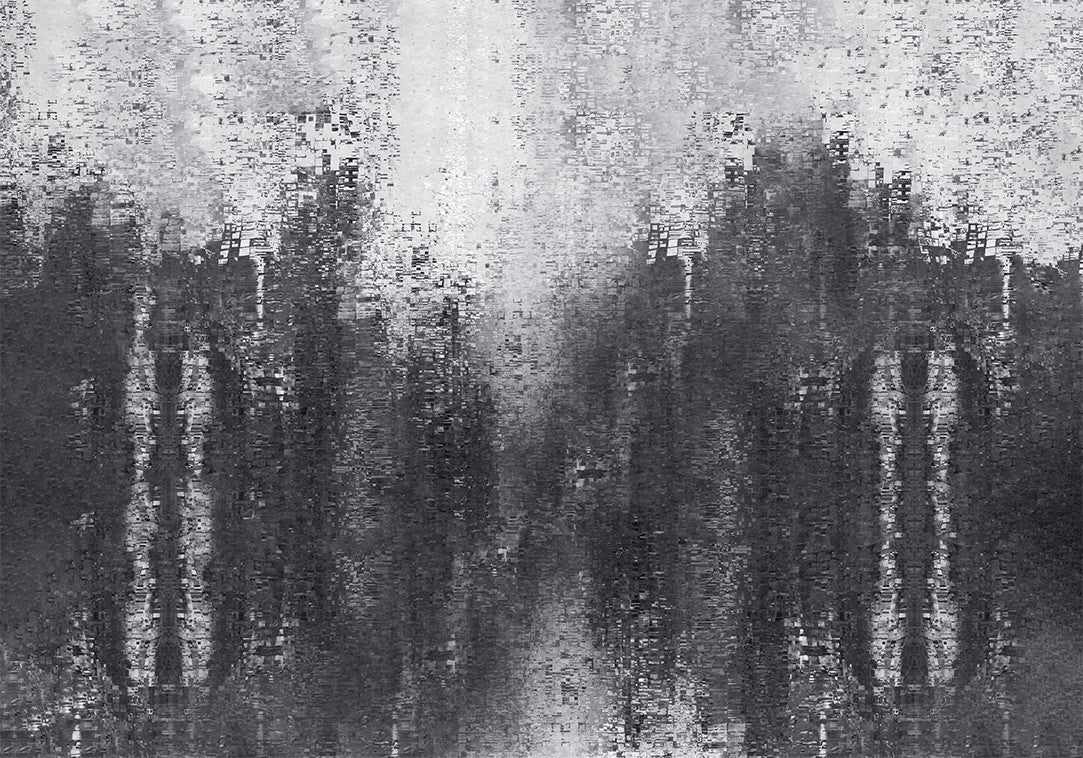 9600301 Silver Random Metallics Mural by Coordonné