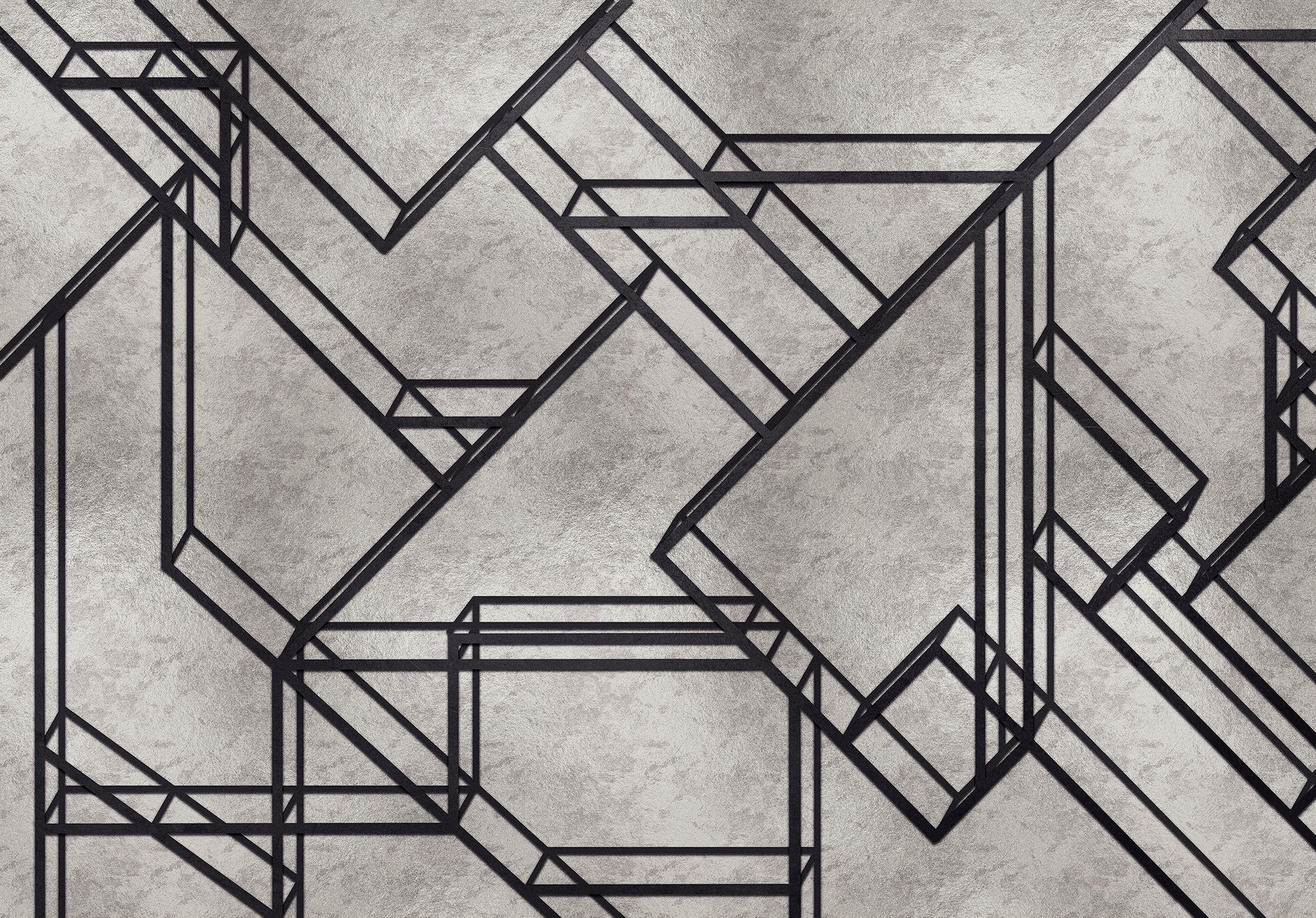 9600401 Silver Random Metallics Mural by Coordonné