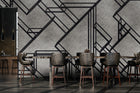 9600401 Silver Random Metallics Mural by Coordonné
