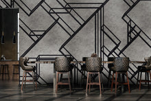 9600401 Silver Random Metallics Mural by Coordonné