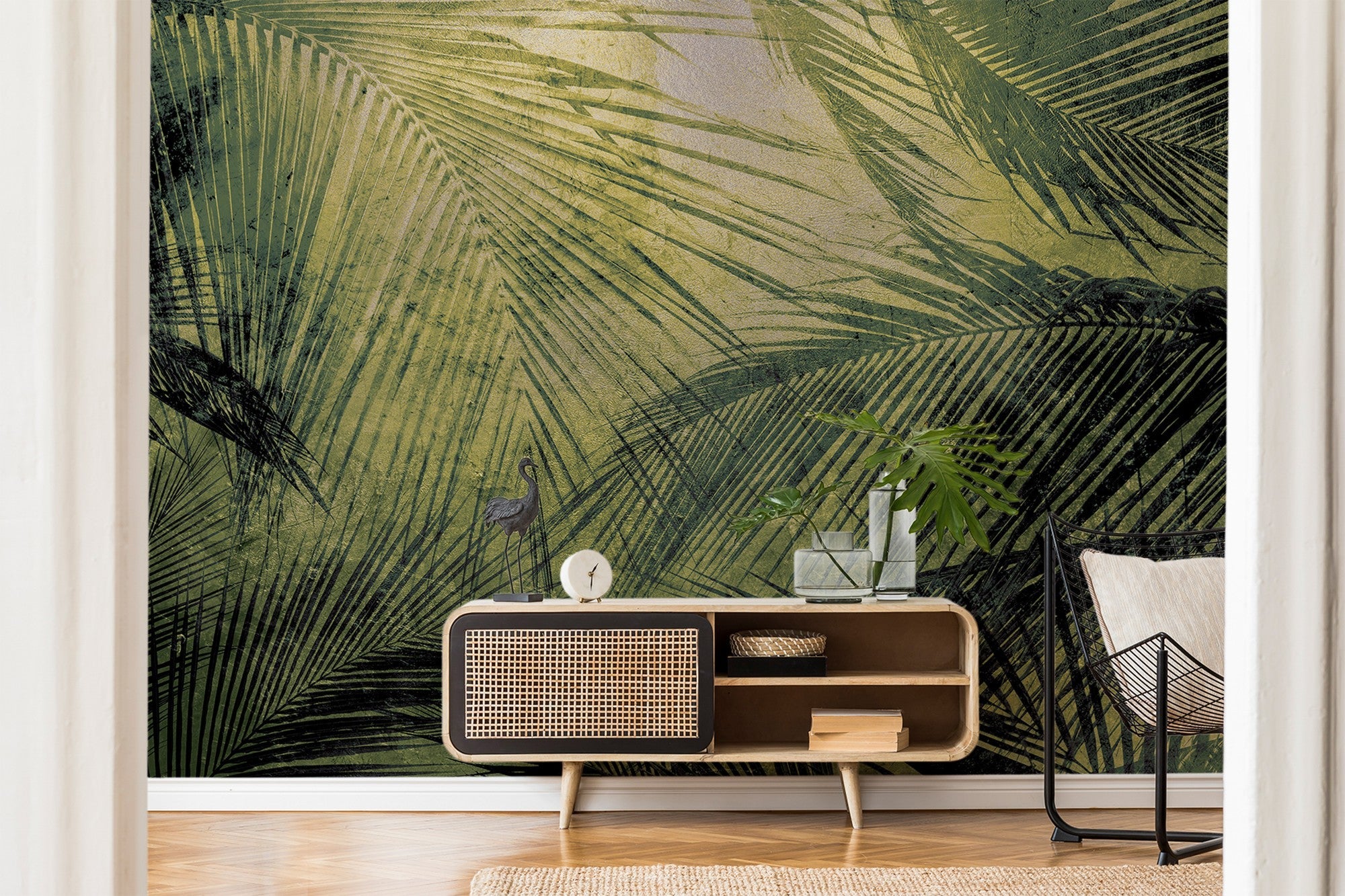 9600601 Silver Random Metallics Mural by Coordonné