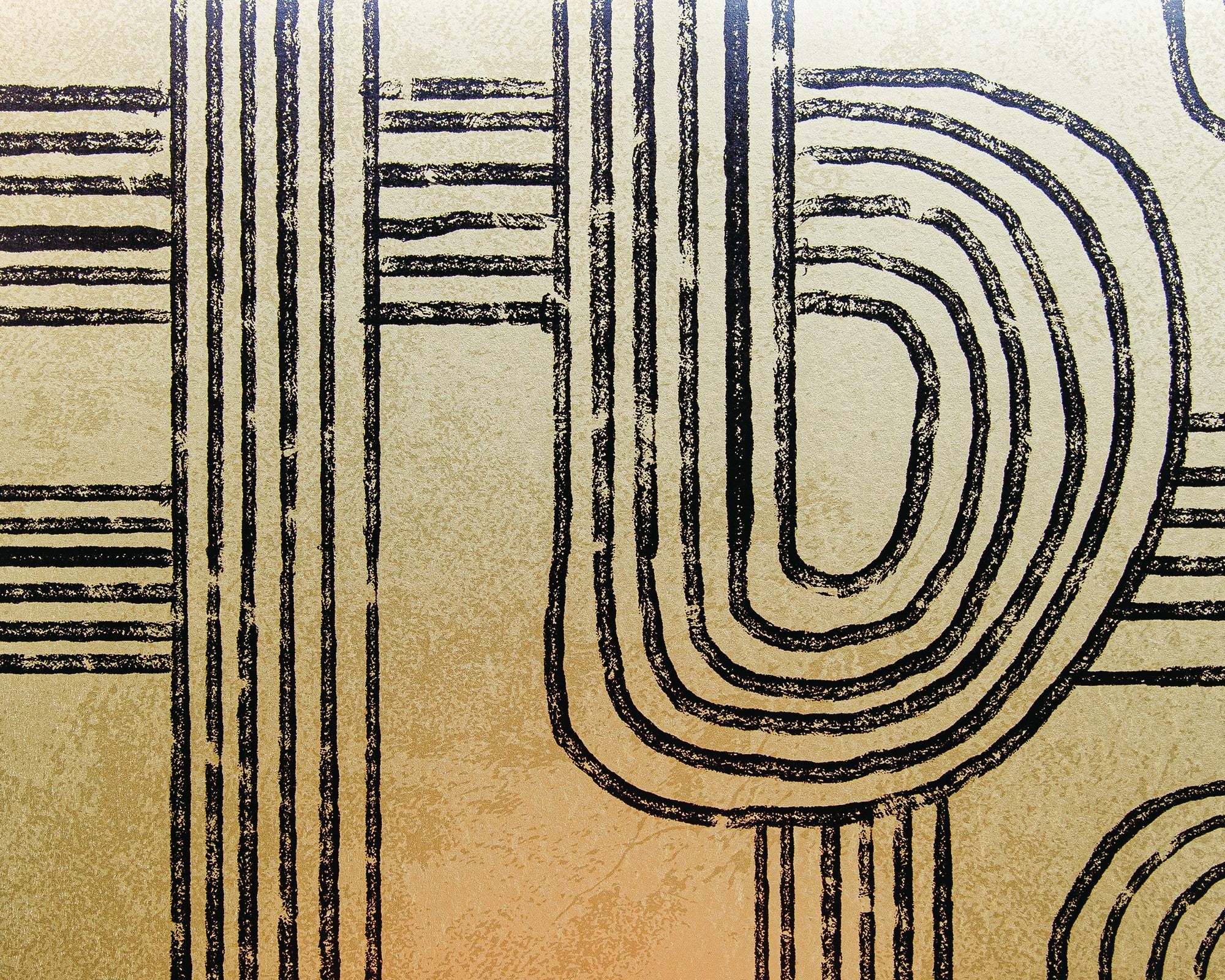 9600800 Gatsby Gold Random Metallics Mural by Coordonné