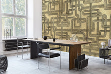 9600800 Gatsby Gold Random Metallics Mural by Coordonné