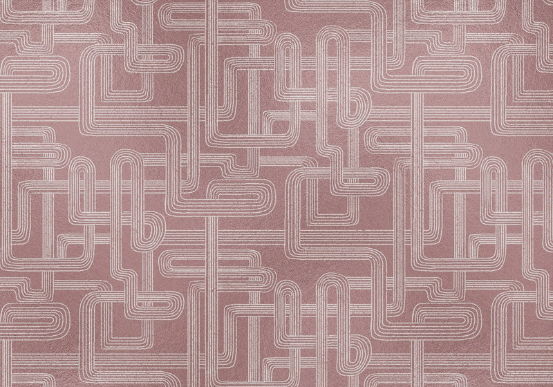 9600801 Rose Random Metallics Mural by Coordonné