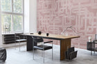 9600801 Rose Random Metallics Mural by Coordonné
