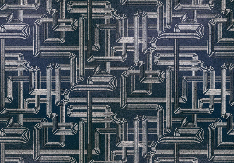 9600802 Silver Random Metallics Mural by Coordonné